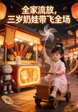 全家流放,三岁奶娃带飞全场短剧全集在线看 全家流放,三岁奶娃带飞全场(32集)萌宝短剧